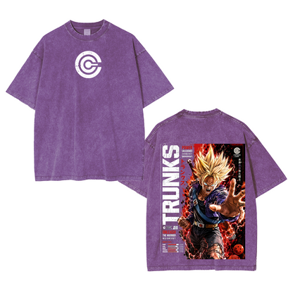 Future Trunks Dragon Ball Vintage Polera Unisex Lavada