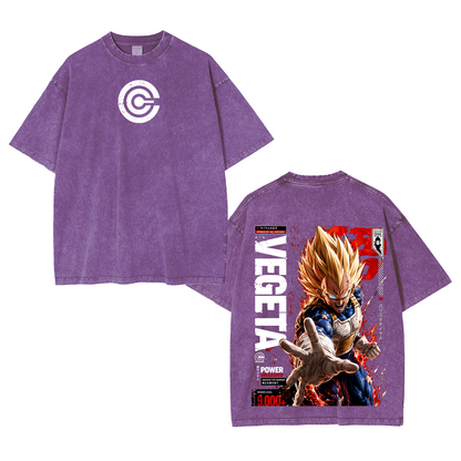 Vegeta Statue Unboxing - Dragon Ball Vintage Polera Unisex Lavada