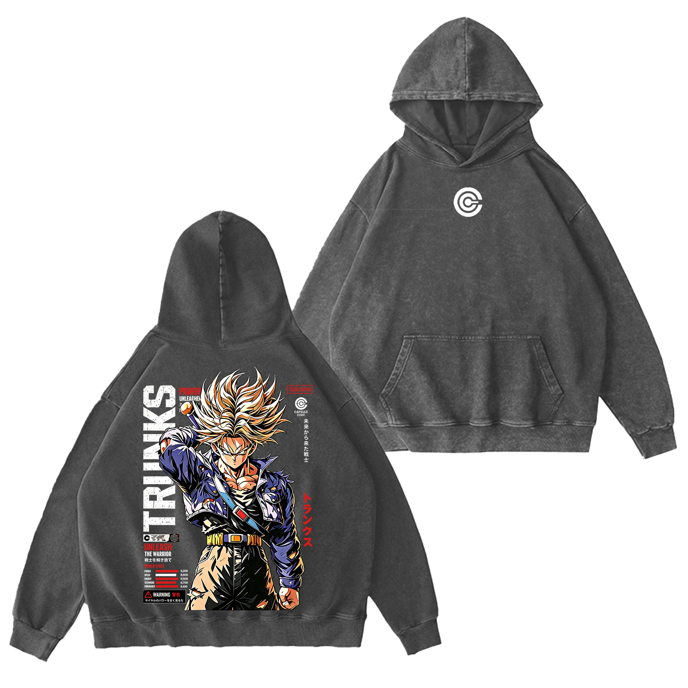Future Trunks Dragon Ball Vintage Unisex Washed T-Shirt