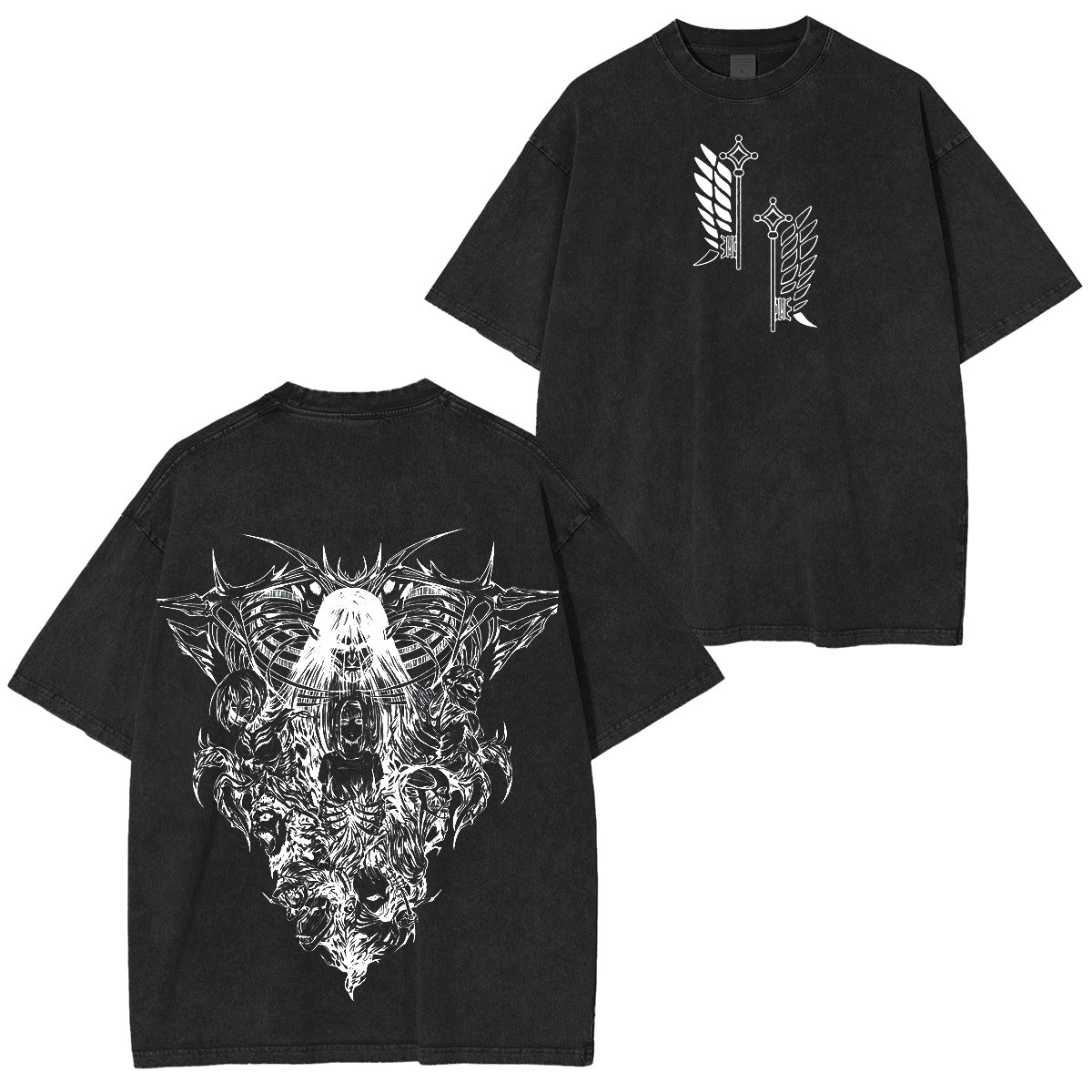 AOT TITANS Vintage washed T-shirt/Crewneck/Hoodie