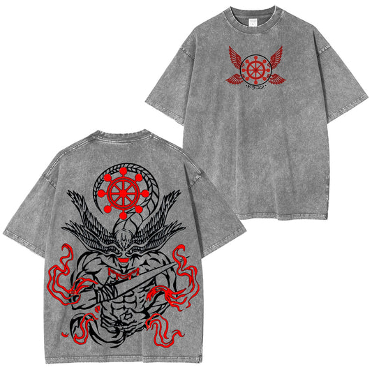 Jujutsu Kaisen :Makora Vintage washed T-shirt/Crewneck/Hoodie