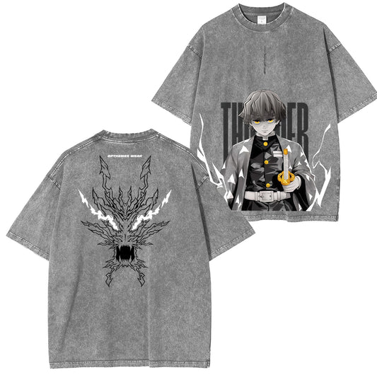 Zenitsu Demon Slayer Polera Unisex Lavada