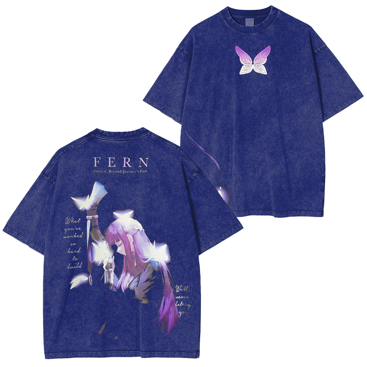 Frieren: Beyond Journey��s End Washed T-shirt/Crewneck/Hoodie