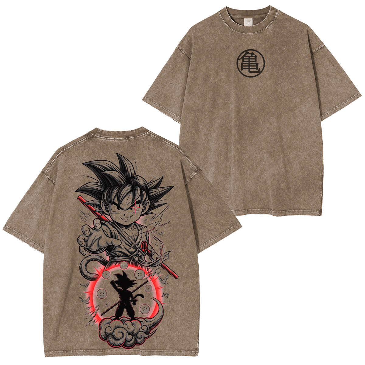 Dragon Ball Z:Kakarot Saiyan Warrior Washed T-shirt