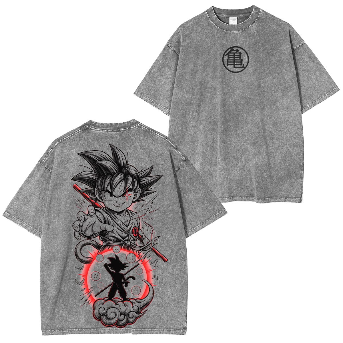 Dragon Ball Z:Kakarot Saiyan Warrior Washed T-shirt