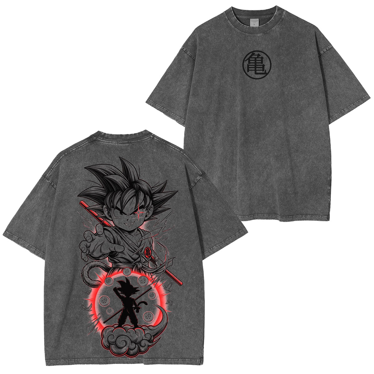 Dragon Ball Z:Kakarot Saiyan Warrior Washed T-shirt