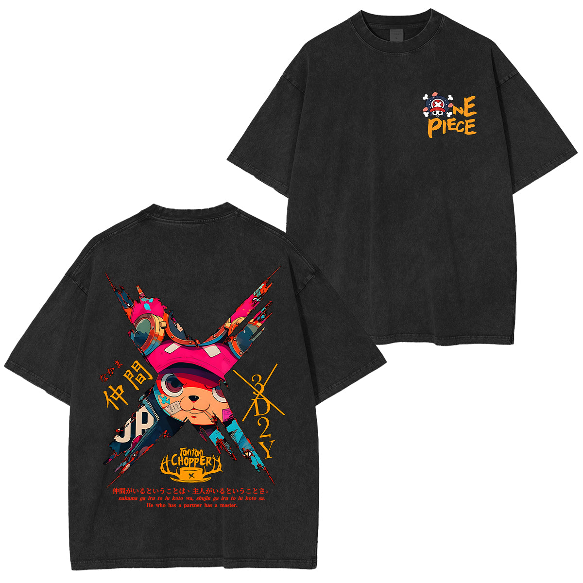 Tony Tony Chopper One Piece Anime Polera Unisex Lavada
