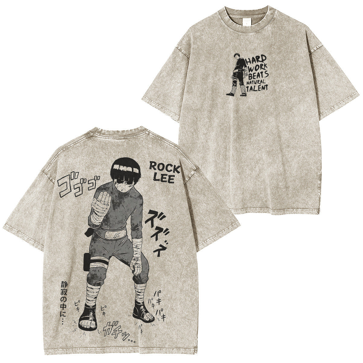 Naruto : Rock Lee Polera Vintage
