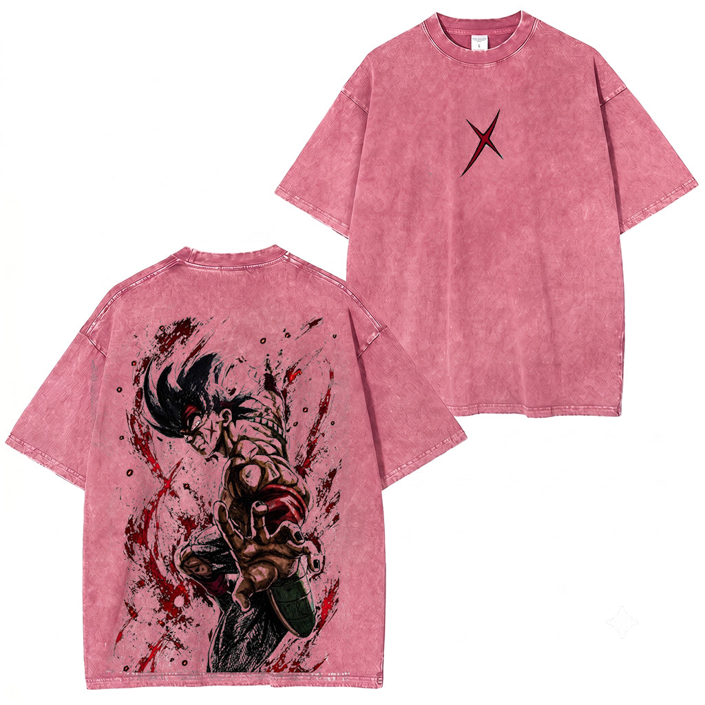 Dragon Ball Bardock Polera Lavada Vintage
