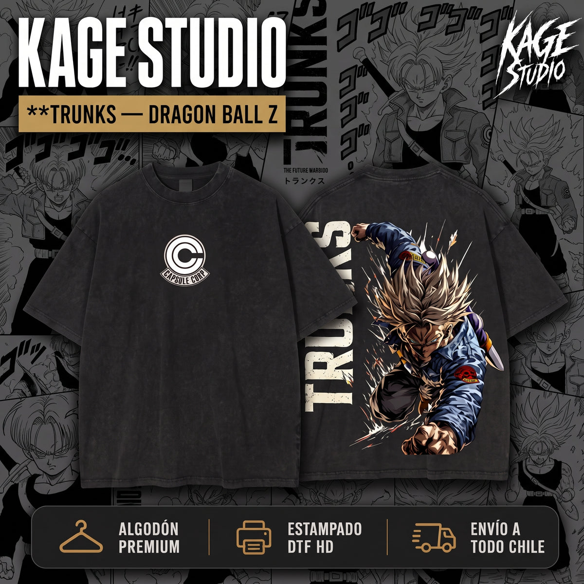 Future Trunks – Dragon Ball · Diseño 3