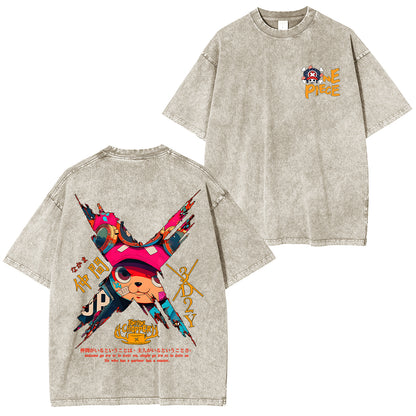 Tony Tony Chopper One Piece Anime Polera Unisex Lavada