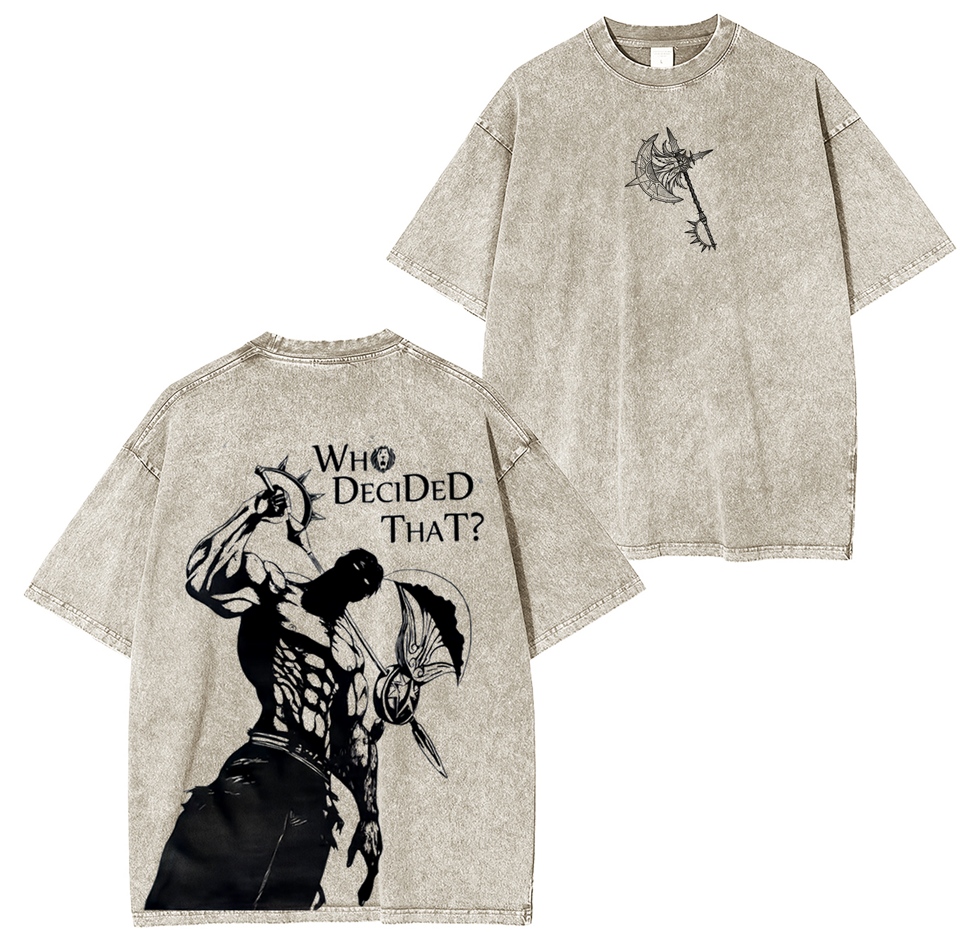 The Seven Deadly Sins Who Decided That Washed T-shirt/Crewneck/Hoodie