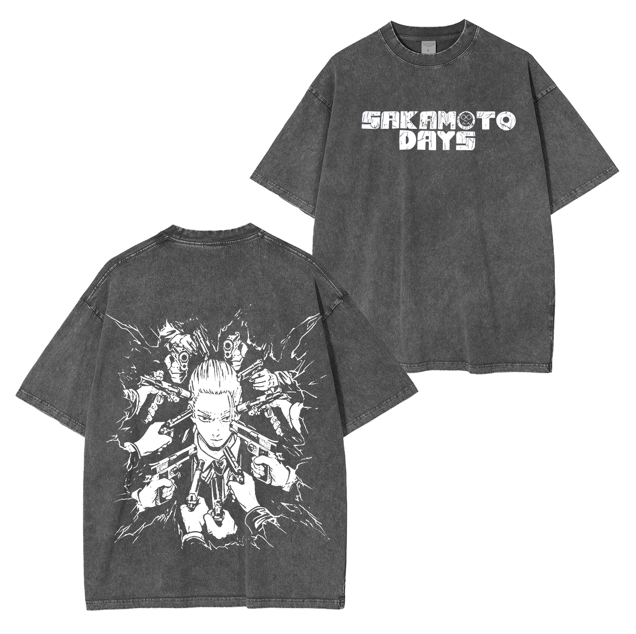 Taro Sakamoto,Sakamoto Days Vintage Anime Unsiex Washed T-Shirt