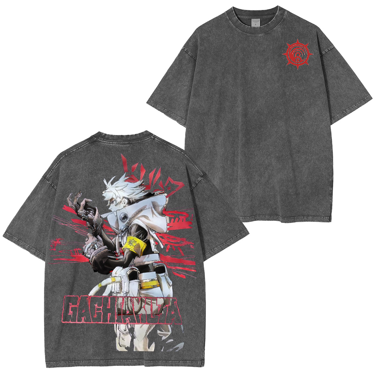 Explore Gachi Akuta Fashion Vintage Washed T-Shirt