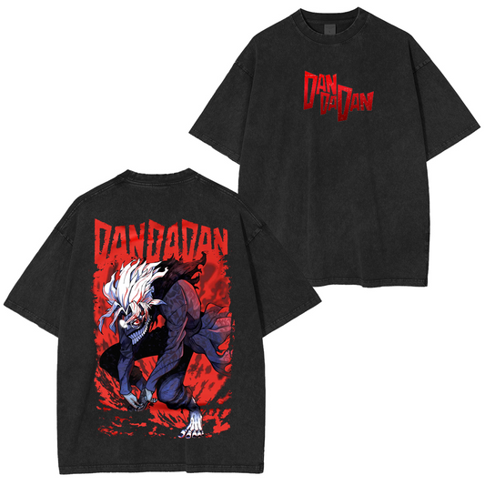 Dandadan Anime Unsiex Washed T-Shirt