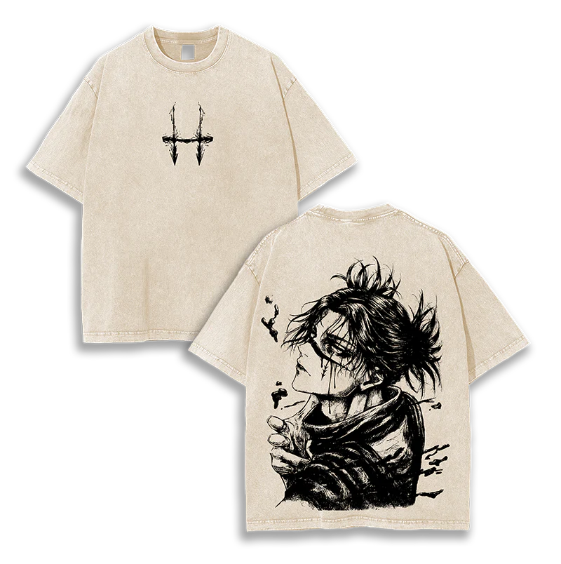 Jujutsu Kaisen Anime Unisex Washed T-Shirt