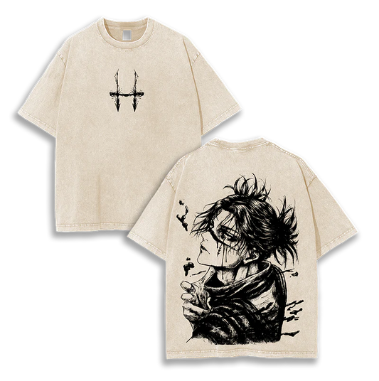Jujutsu Kaisen Anime Unisex Washed T-Shirt