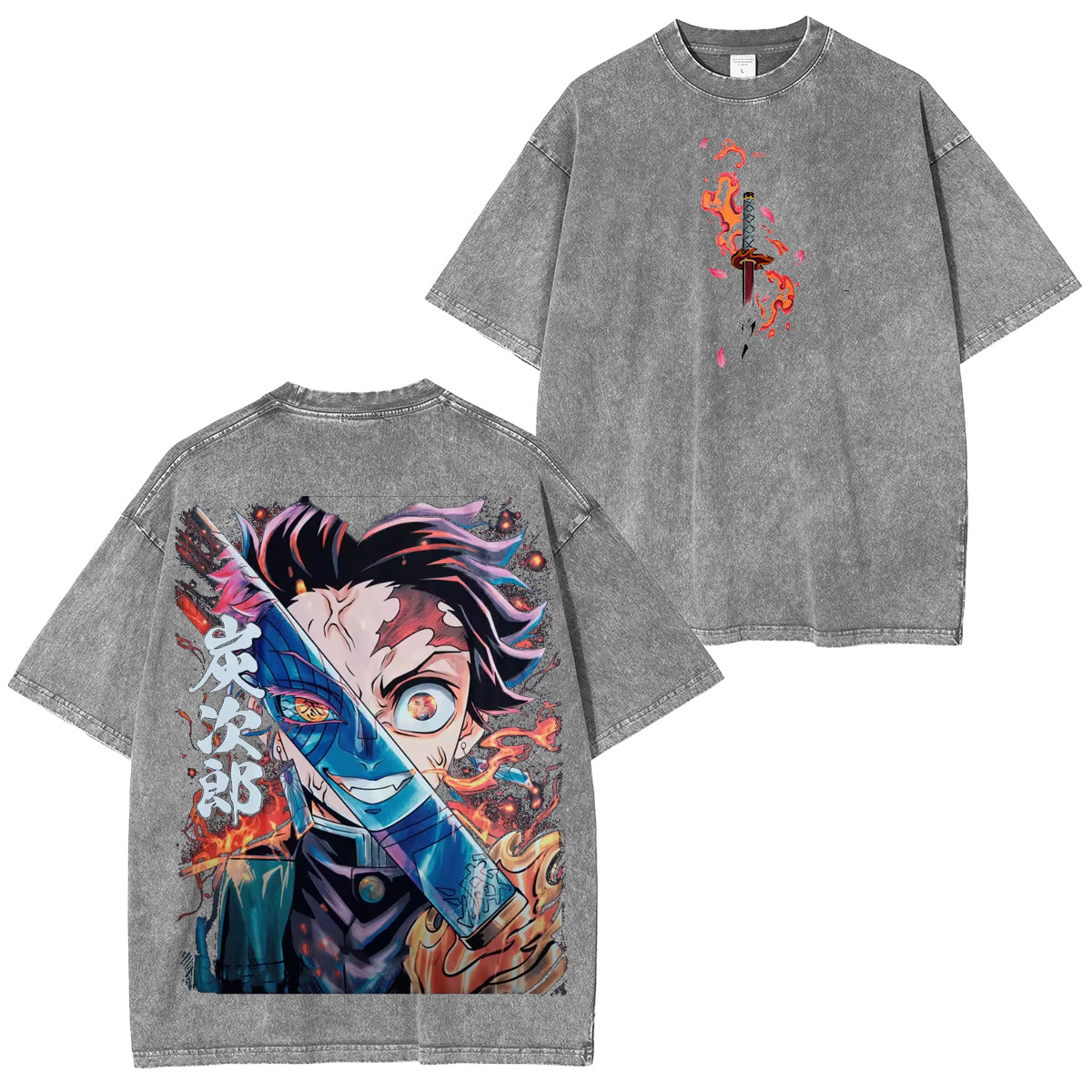 Tanjiro Infinity Castle Demon Slayer Vintage Tee
