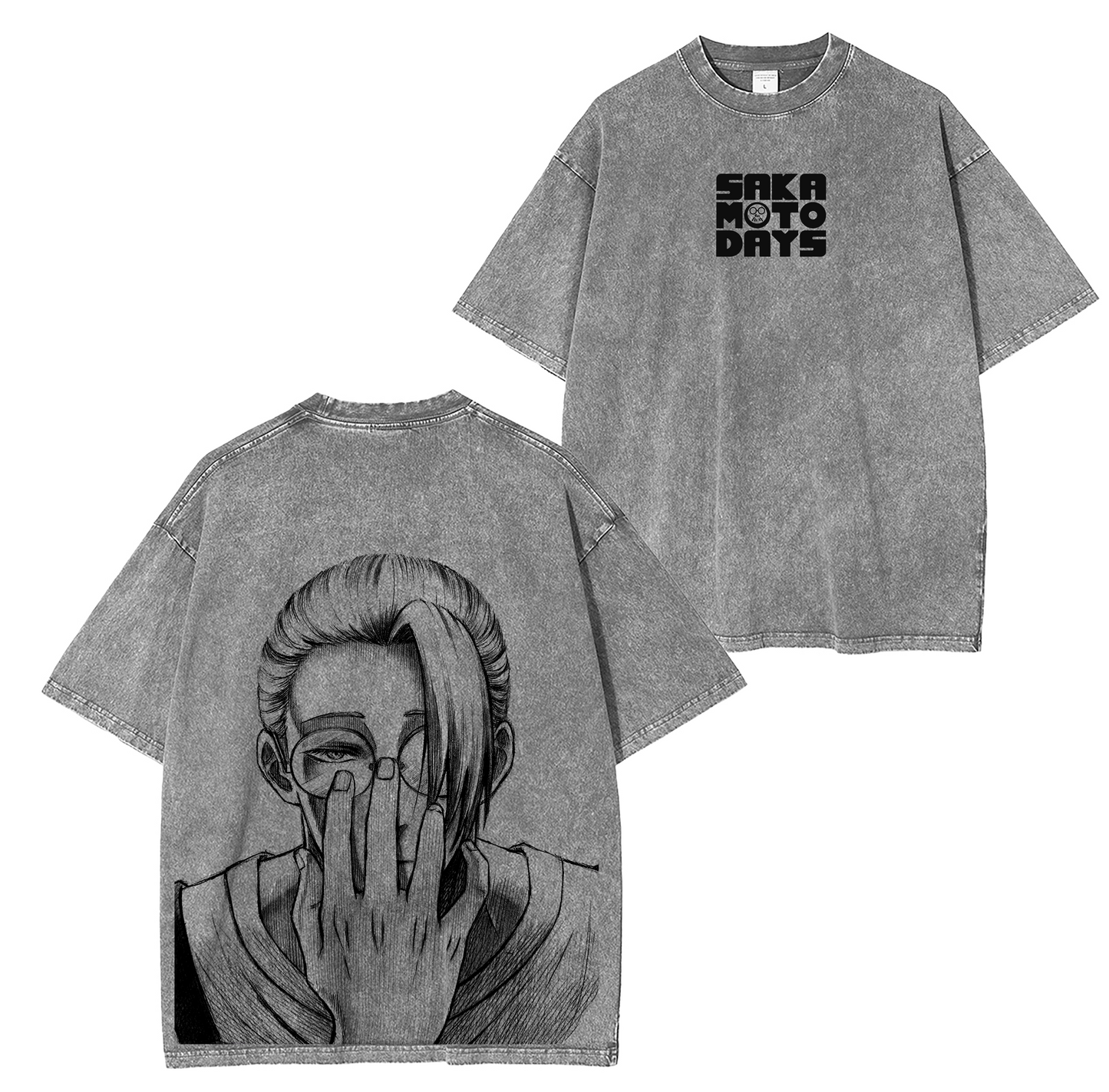 Sakamoto Days Anime Unsiex Washed T-Shirt