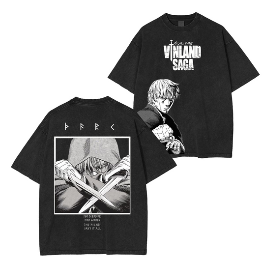 Vinland Saga Anime Unisex Washed T-Shirt