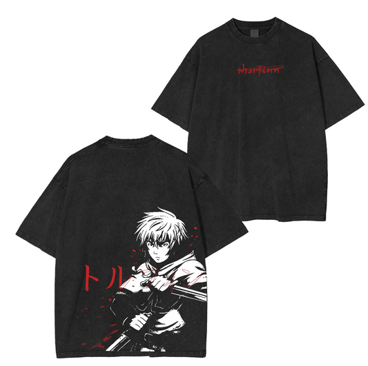 Vinland Saga Anime Unisex Washed T-Shirt
