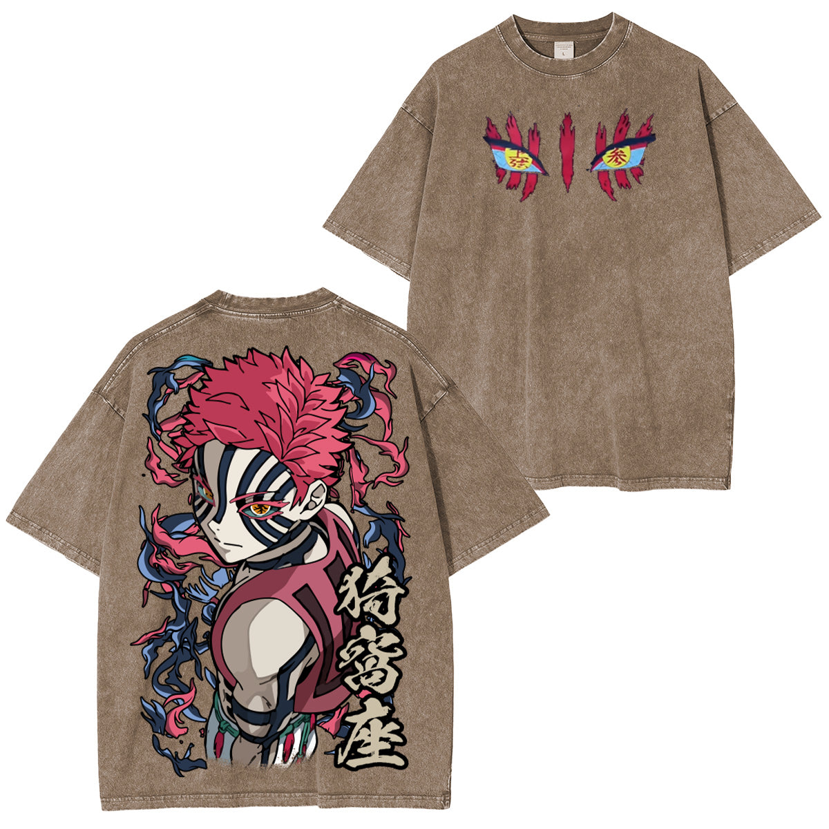 Akaza,Demon Slayer Vintage Tee