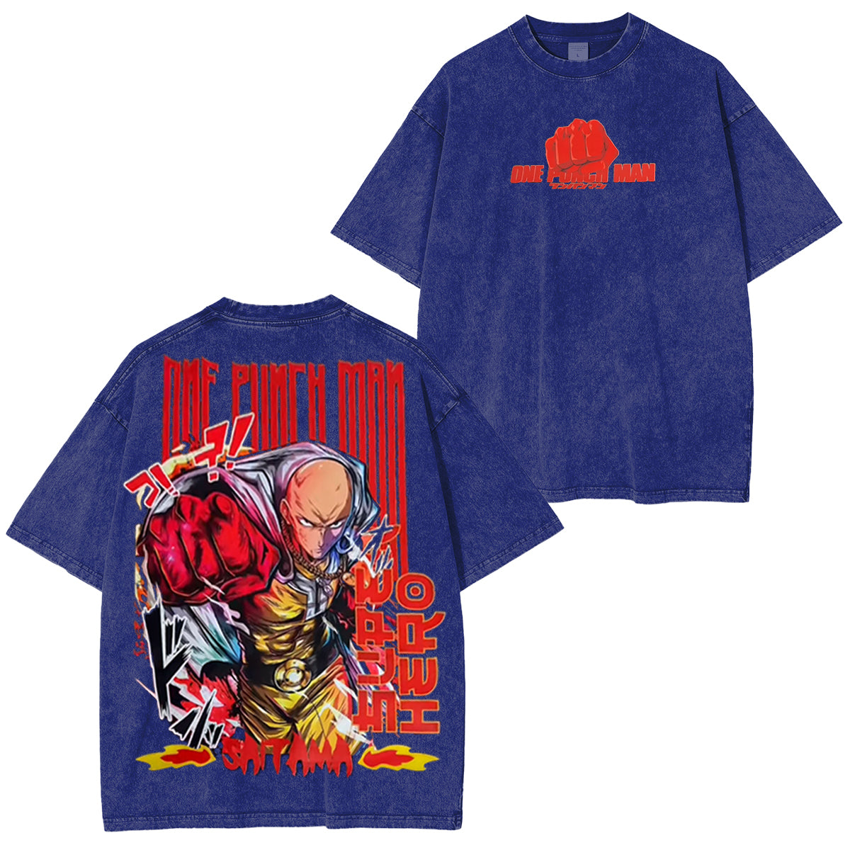One Punch Man Polera Vintage