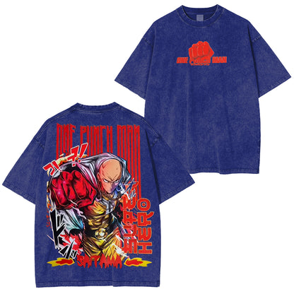 One Punch Man Polera Vintage