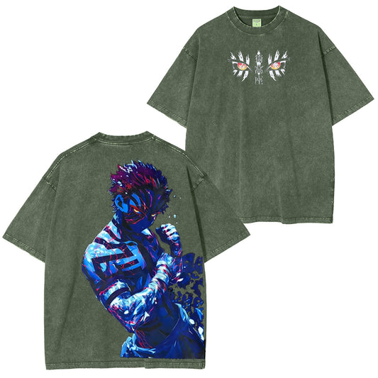 Akaza Demon Slayer Vintage Tee
