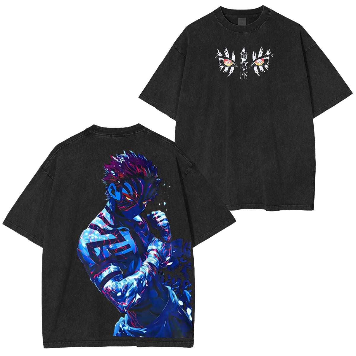 Akaza Demon Slayer Vintage Tee