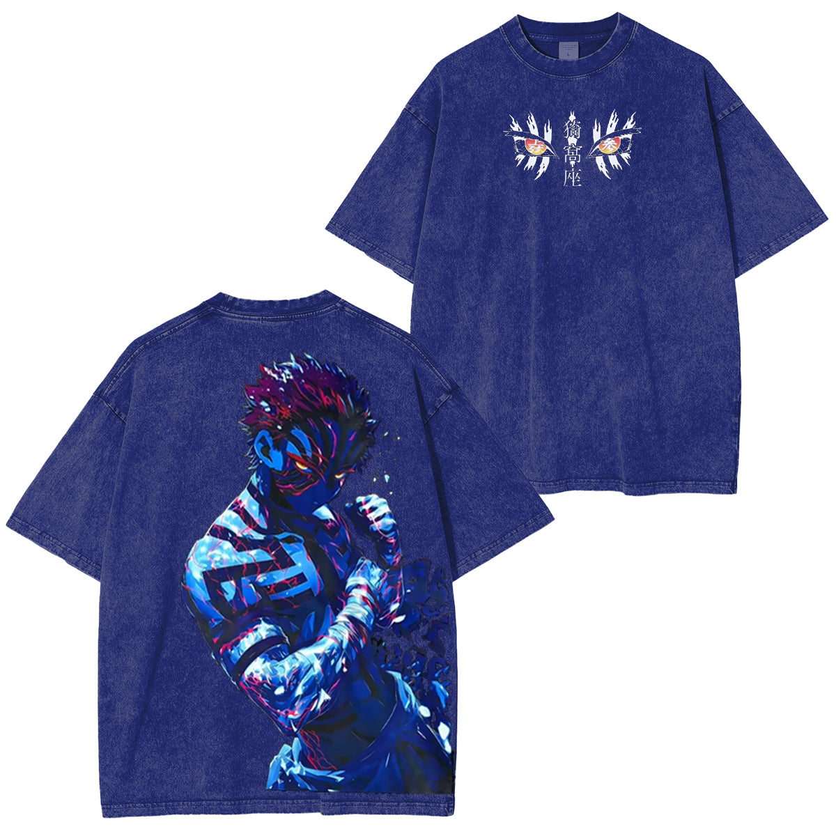 Akaza Demon Slayer Vintage Tee