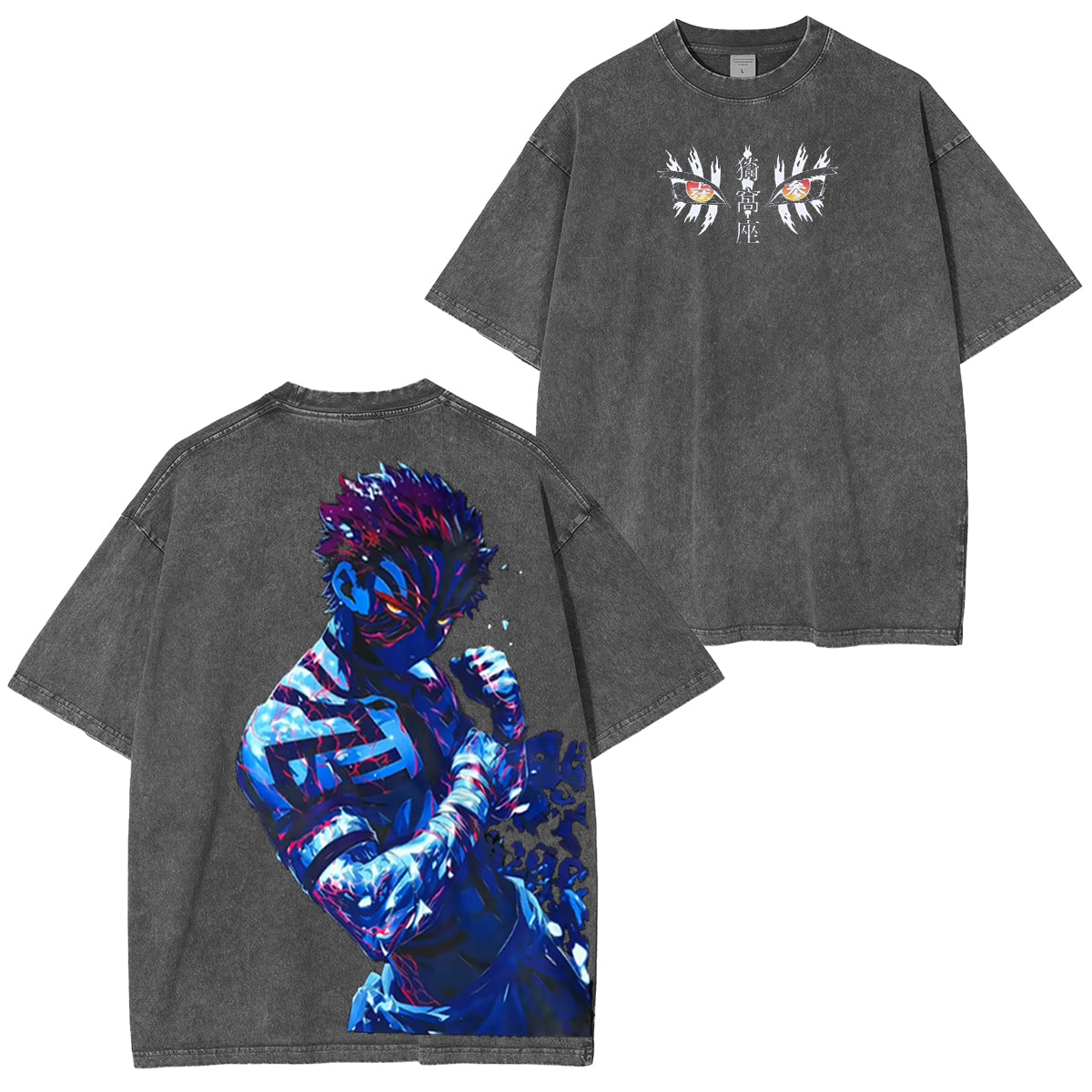 Akaza Demon Slayer Vintage Tee