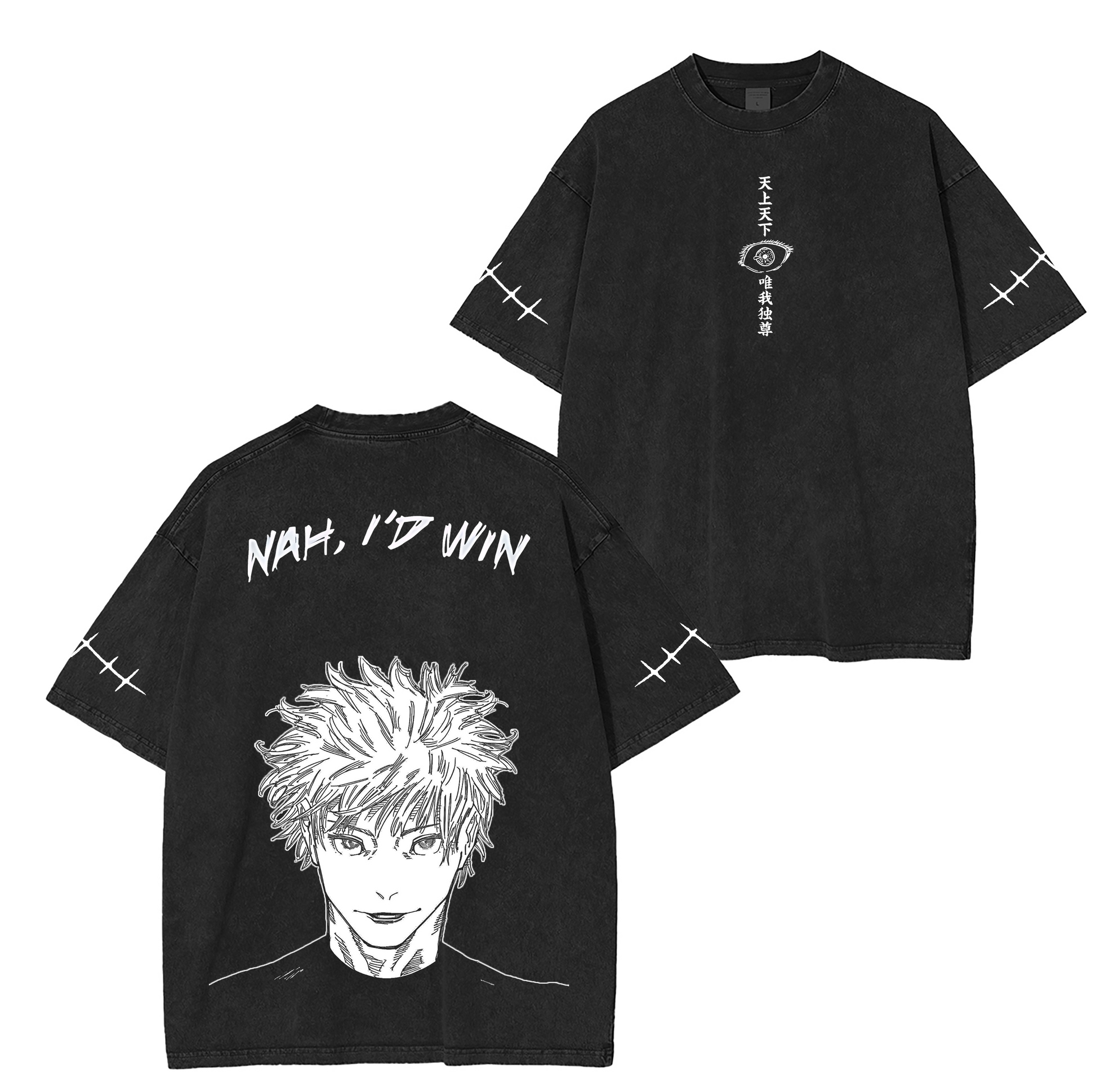 Satoru Gojo,Jujutsu Kaisen Anime Unisex Washed T-Shirt