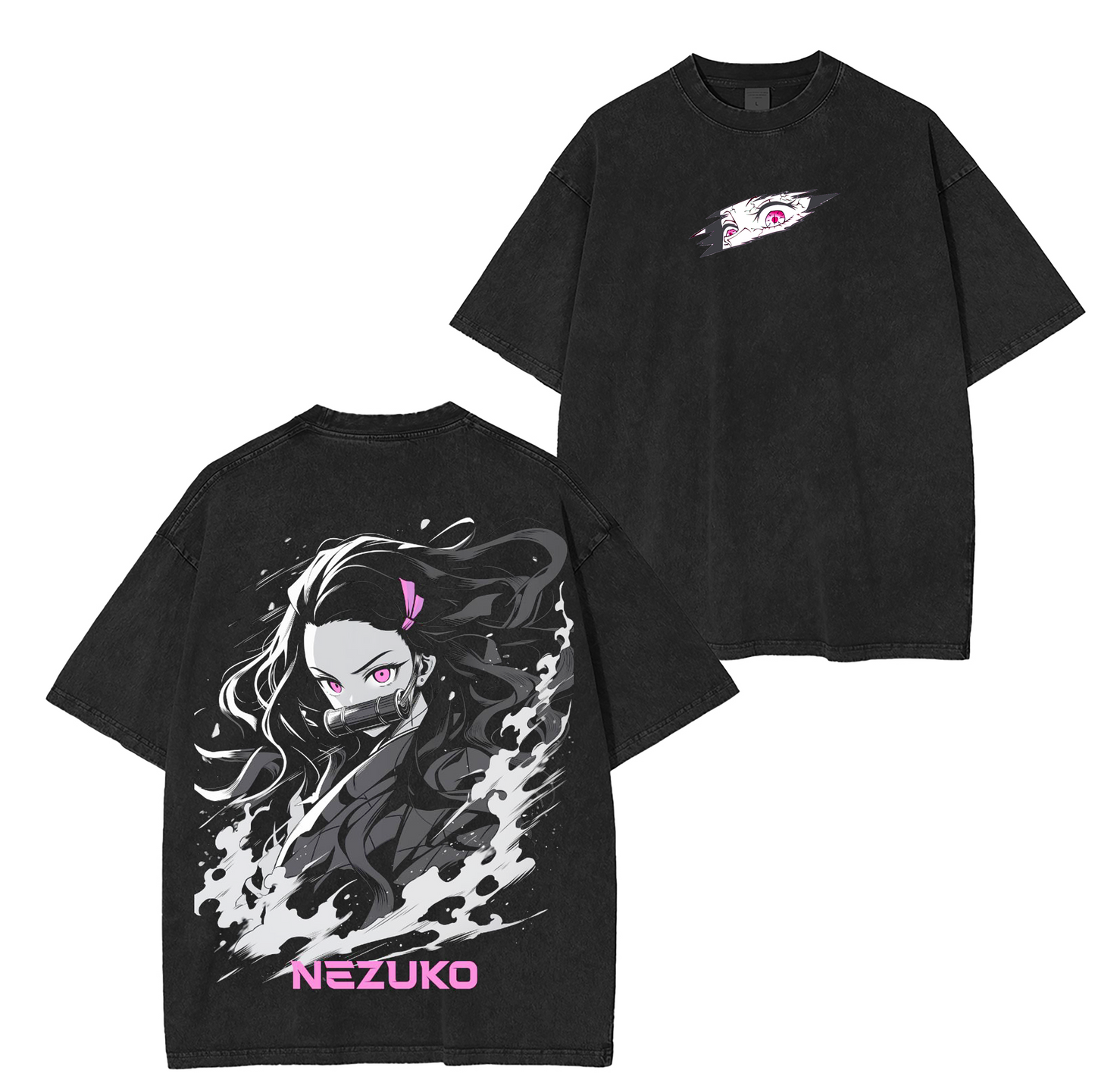 Demon Slayer Anime Unsiex Washed T-Shirt