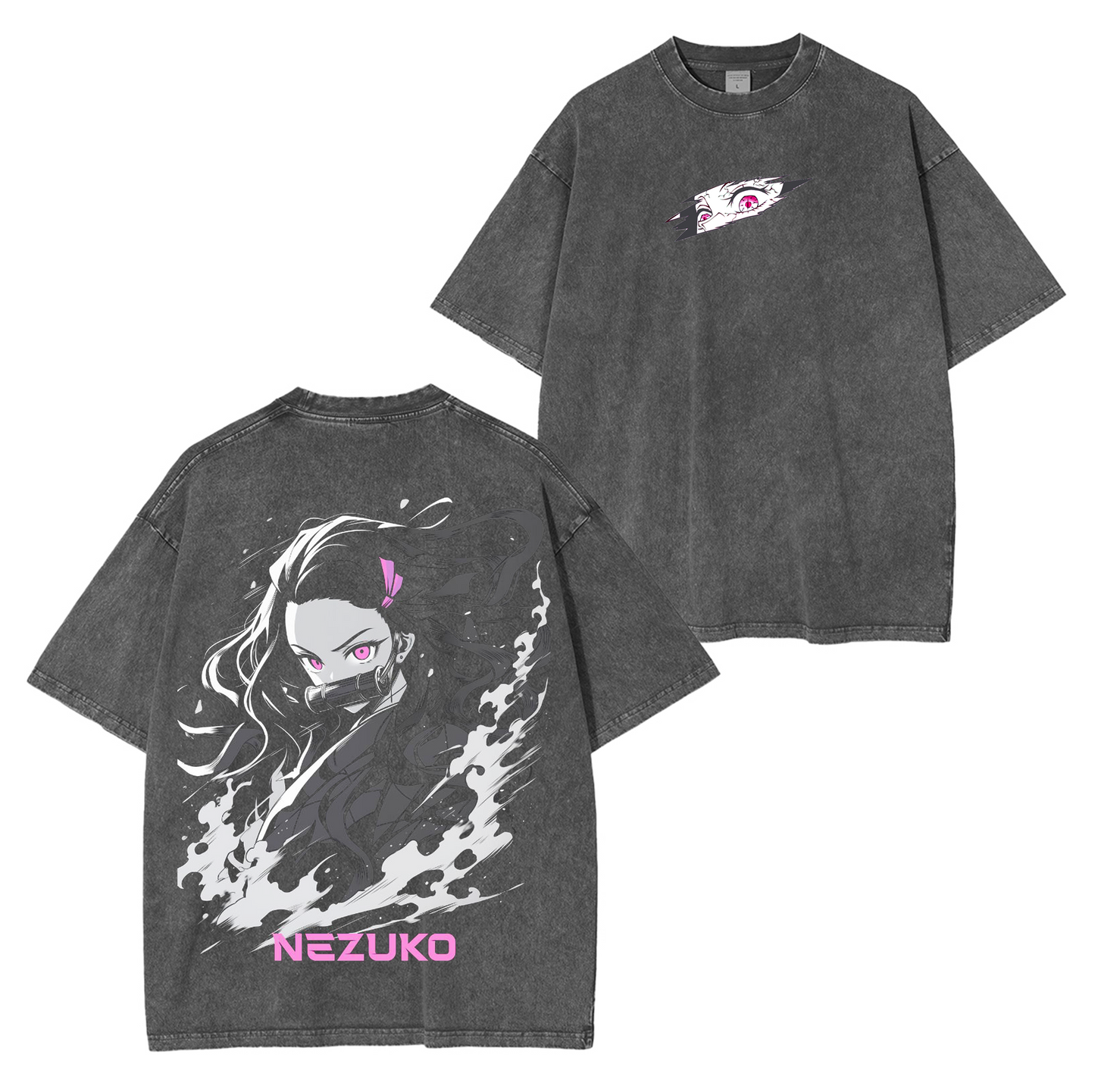 Demon Slayer Anime Unsiex Washed T-Shirt