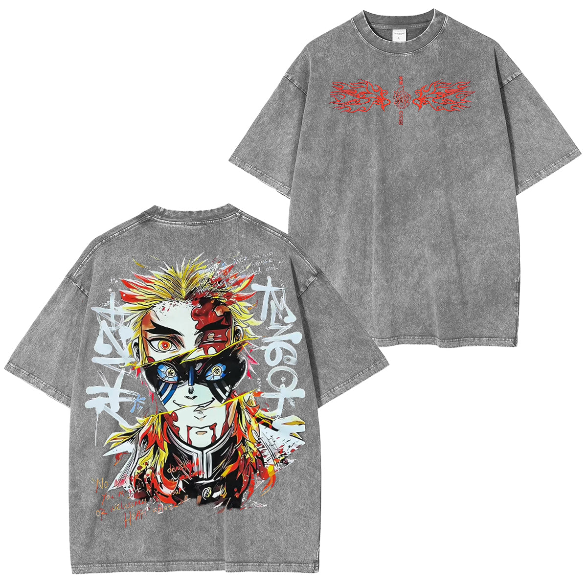 Akaza vs Rengoku Vintage Tee