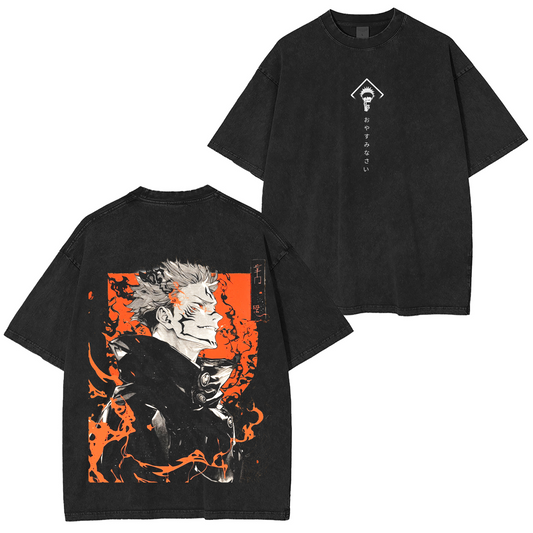 Jujutsu Kaisen Anime Washed T-shirt/Crewneck/Hoodie