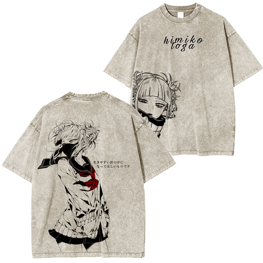 Himiko Toga vintage Washed T-shirt/Crewneck/Hoodie