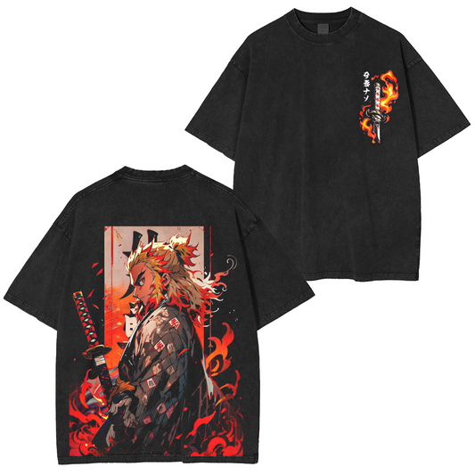 Demon Slayer Anime Washed T-shirt/Crewneck/Hoodie