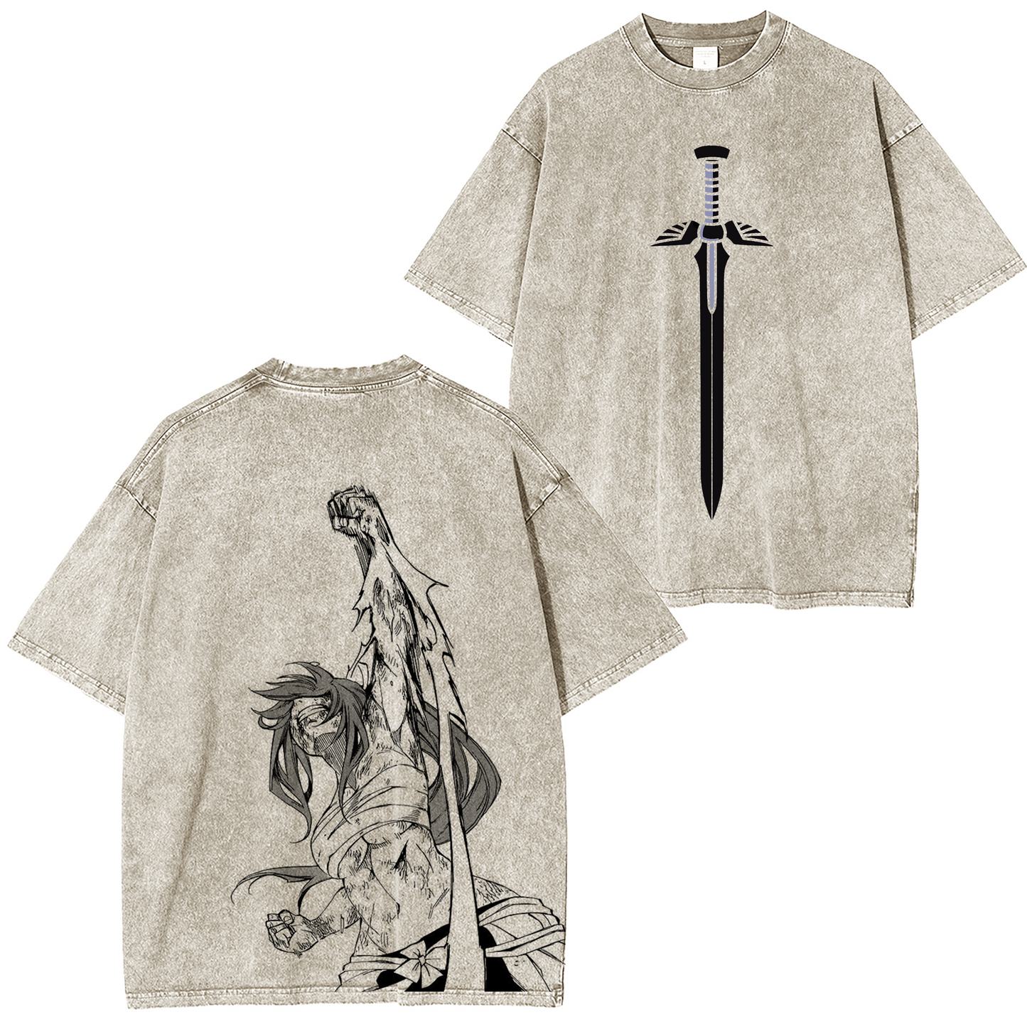 Fairy Tail Anime Washed T-shirt/Crewneck/Hoodie