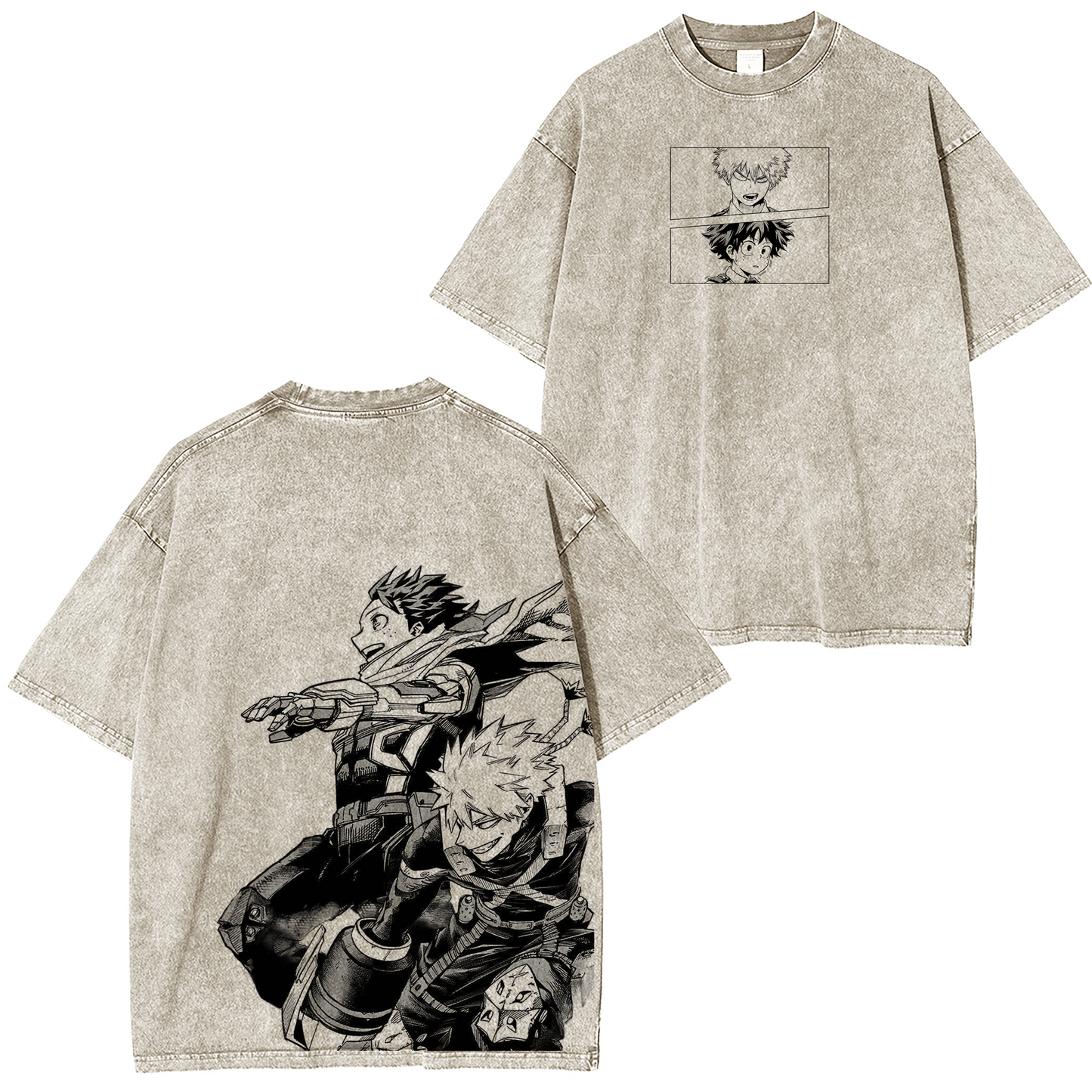My Hero Academia Anime Washed T-shirt/Crewneck/Hoodie