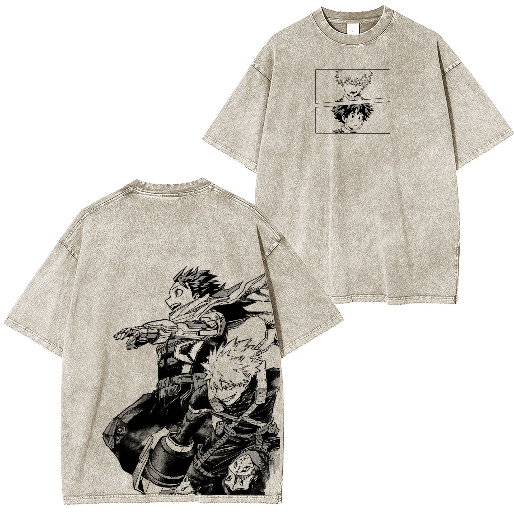 My Hero Academia Anime Washed T-shirt/Crewneck/Hoodie