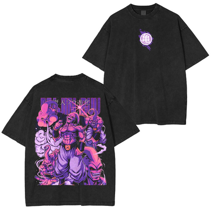 Majin Buu Dragon Ball Vintage Washed T-shirt/Crewneck/Hoodie