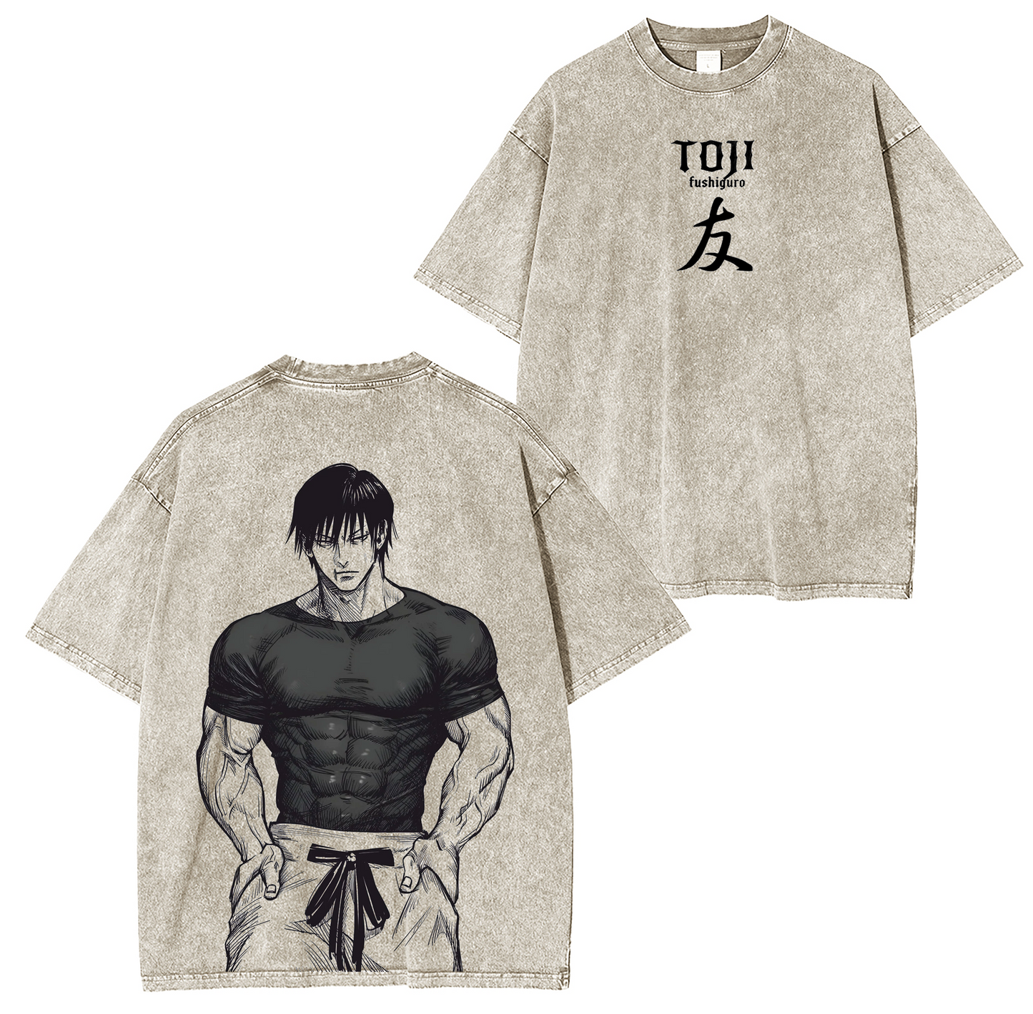 Toji Fushiguro, Jujutsu Kaisen Anime Washed T-shirt/Crewneck/Hoodie