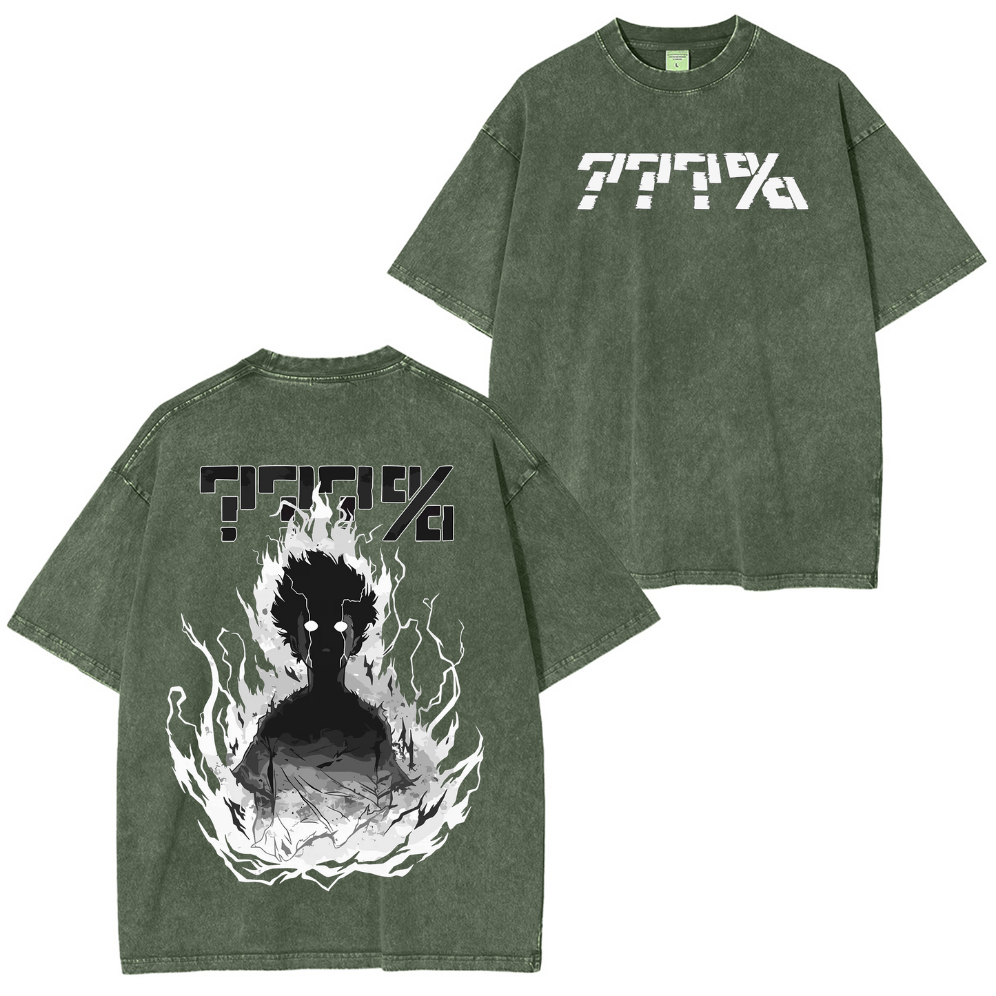Mob Psycho 100 Vintage Washed T-shirt/Crewneck/Hoodie