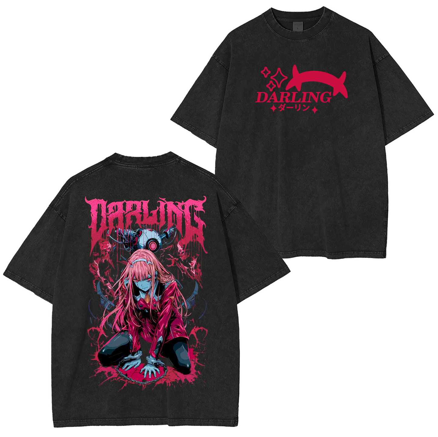 Darling in the Franxx Washed T-shirt/Crewneck/Hoodie