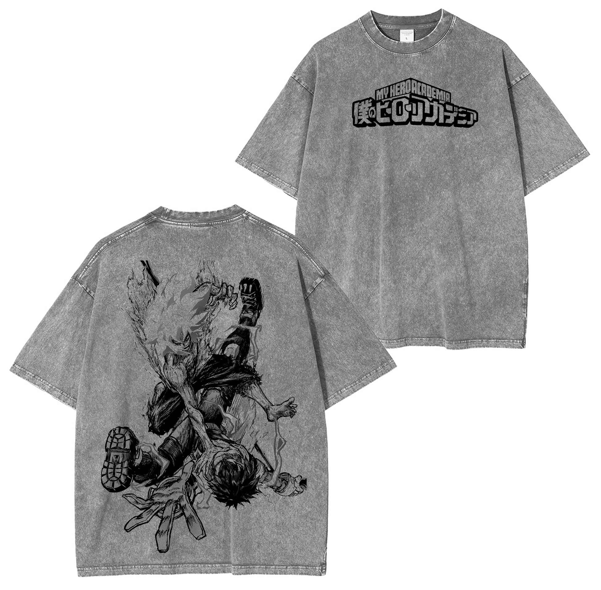 My Hero Academia Vintage Washed T-shirt/Crewneck/Hoodie