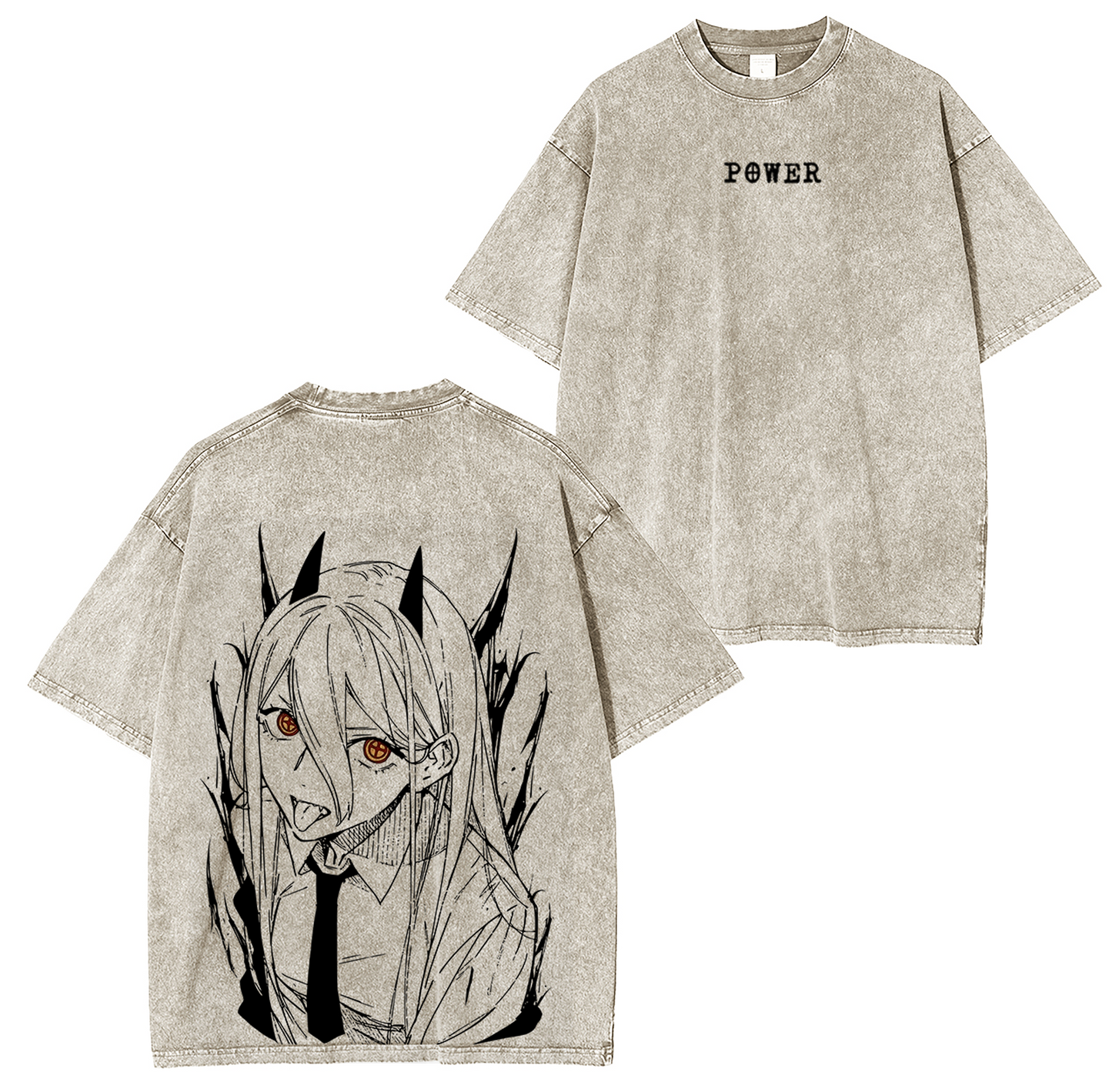 Chainsaw Man Power Washed T-shirt/Crewneck/Hoodie