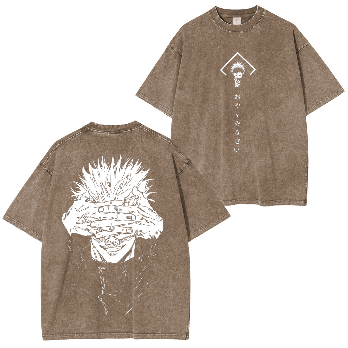 Satoru Gojo, Jujutsu Kaisen Washed T-shirt/Crewneck/Hoodie
