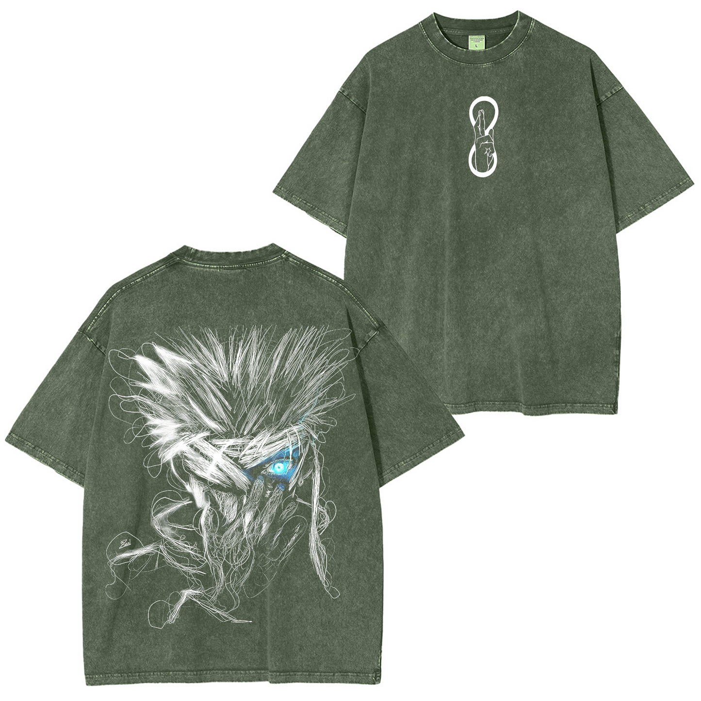 Gojo Satoru The Honored One Red Sensei Jujutsu Kaisen Washed T-shirt/Crewneck/Hoodie